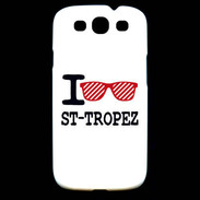 Coque Samsung Galaxy S3 I love Saint Tropez 2