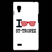 Coque LG Optimus L9 I love Saint Tropez 2