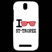 Coque HTC One SV I love Saint Tropez 2