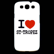 Coque Samsung Galaxy S3 I love Saint Tropez