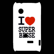 Coque Sony Xperia Typo I love Super Besse