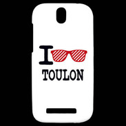 Coque HTC One SV I love Toulon 2