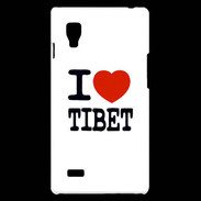 Coque LG Optimus L9 I love Tibet