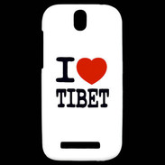 Coque HTC One SV I love Tibet