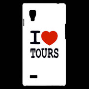 Coque LG Optimus L9 I love Tours