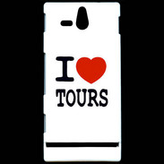 Coque Sony Xperia U I love Tours