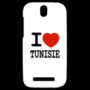 Coque HTC One SV I love Tunisie 