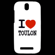 Coque HTC One SV I love Toulon