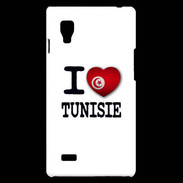 Coque LG Optimus L9 I love Tunisie 2