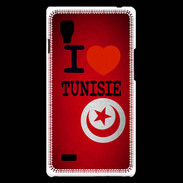 Coque LG Optimus L9 I love Tunisie 3