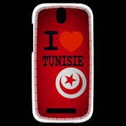 Coque HTC One SV I love Tunisie 3