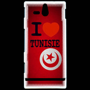 Coque Sony Xperia U I love Tunisie 3