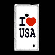 Coque Nokia Lumia 520 I love USA