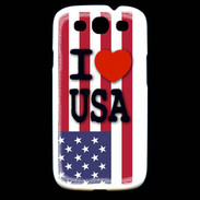 Coque Samsung Galaxy S3 I love USA 3