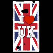 Coque Nokia Lumia 720 I love UK 2