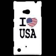Coque Nokia Lumia 720 I love USA 2
