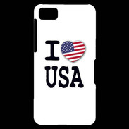Coque Blackberry Z10 I love USA 2