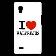 Coque LG Optimus L9 I love Valfréjus
