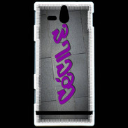 Coque Sony Xperia U Cécile Tag
