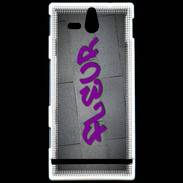 Coque Sony Xperia U Fleur Tag