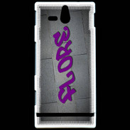 Coque Sony Xperia U Flore Tag