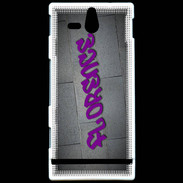 Coque Sony Xperia U Florence Tag