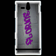 Coque Sony Xperia U Florine Tag