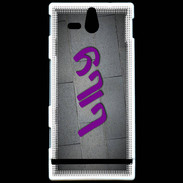 Coque Sony Xperia U Lily Tag