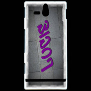 Coque Sony Xperia U Lucie Tag