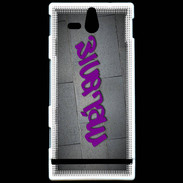 Coque Sony Xperia U Mélanie Tag