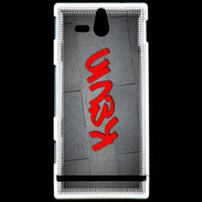 Coque Sony Xperia U Kévin Tag