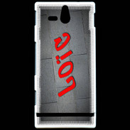 Coque Sony Xperia U Loïc Tag