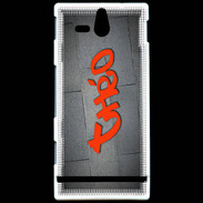 Coque Sony Xperia U Théo Tag
