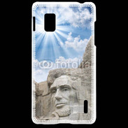 Coque LG Optimus G Monument USA Roosevelt et Lincoln