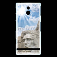 Coque Sony Xperia P Monument USA Roosevelt et Lincoln
