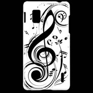 Coque LG Optimus G Clé de sol