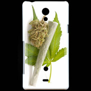 Coque Sony Xperia T Feuille de cannabis 5