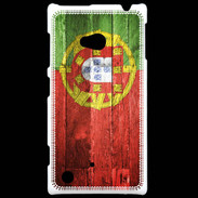 Coque Nokia Lumia 720 Drapeau Portugal imitation bois