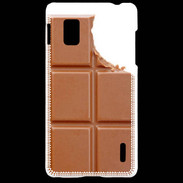 Coque LG Optimus G Tablette chocolat au lait