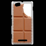 Coque Sony Xperia M Tablette chocolat au lait