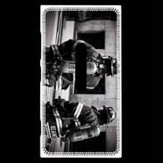 Coque Nokia Lumia 920 Pompiers en noir et blanc