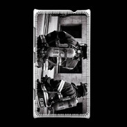 Coque Nokia Lumia 520 Pompiers en noir et blanc