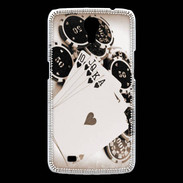 Coque Samsung Galaxy Mega Vintage Poker