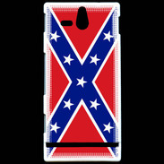 Coque Sony Xperia U Drapeau sudiste USA