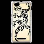 Coque Sony Xperia M Salamandre tribal