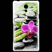 Coque Sony Xperia T Orchidée Zen 11