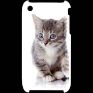 Coque iPhone 3G / 3GS chaton gris 4