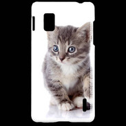 Coque LG Optimus G chaton gris 4