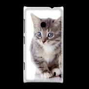 Coque Nokia Lumia 520 chaton gris 4