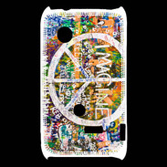 Coque Sony Xperia Typo Symbole de la paix Imagine